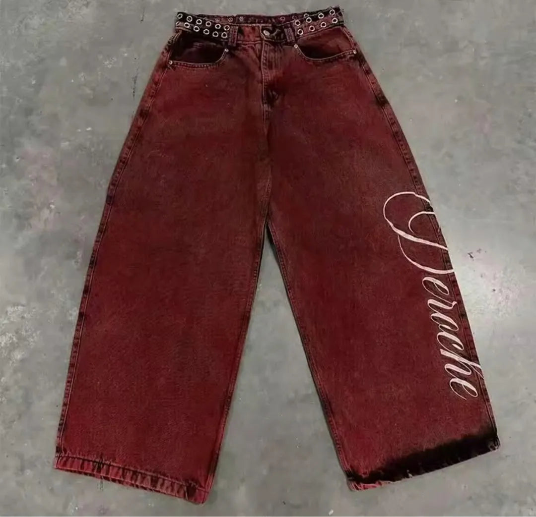 Y2K New Vintage Style Flare Jeans Women Low Waist Stretch Denim Pants With Contrast Waistband Casual Streetwear Trousers