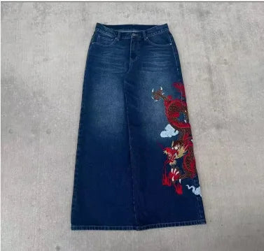 Y2K New Vintage Style Flare Jeans Women Low Waist Stretch Denim Pants With Contrast Waistband Casual Streetwear Trousers