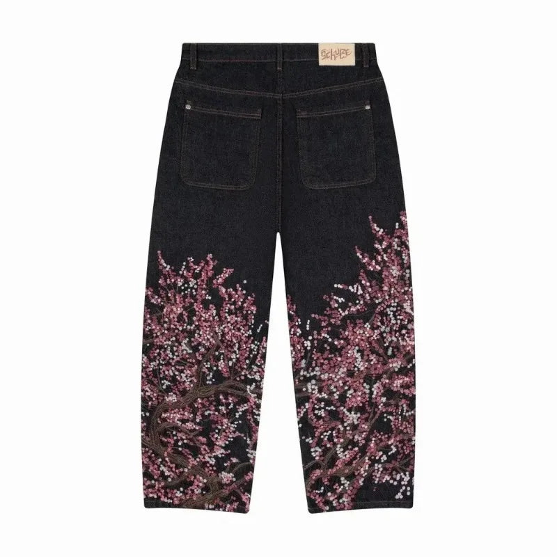 Y2K New Vintage Style Flare Jeans Women Low Waist Stretch Denim Pants With Contrast Waistband Casual Streetwear Trousers